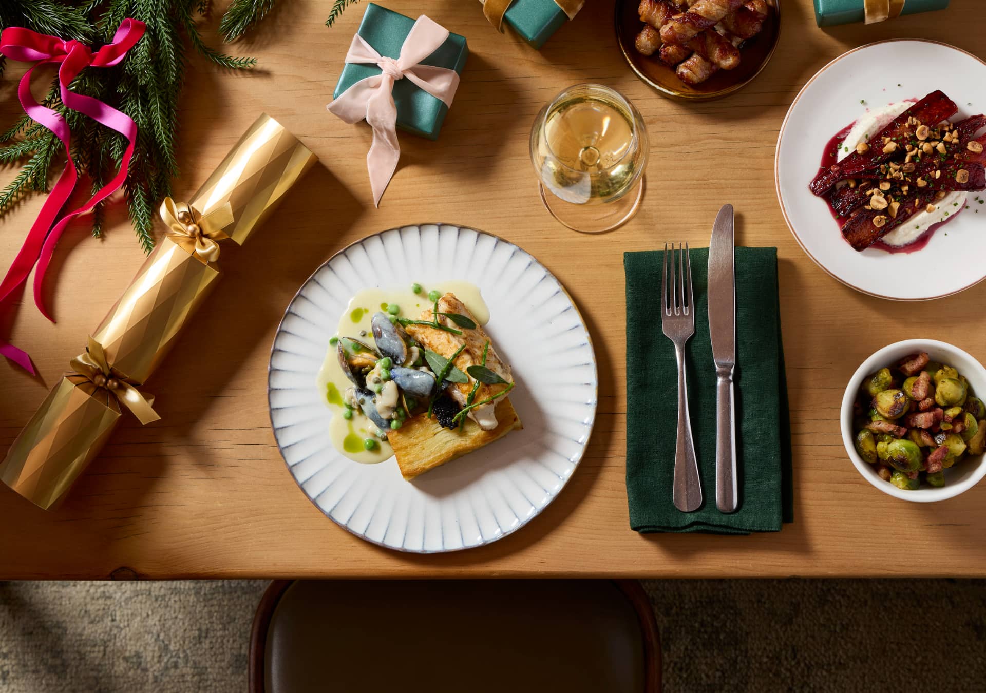 New Year's Eve Dinner Table Layout
